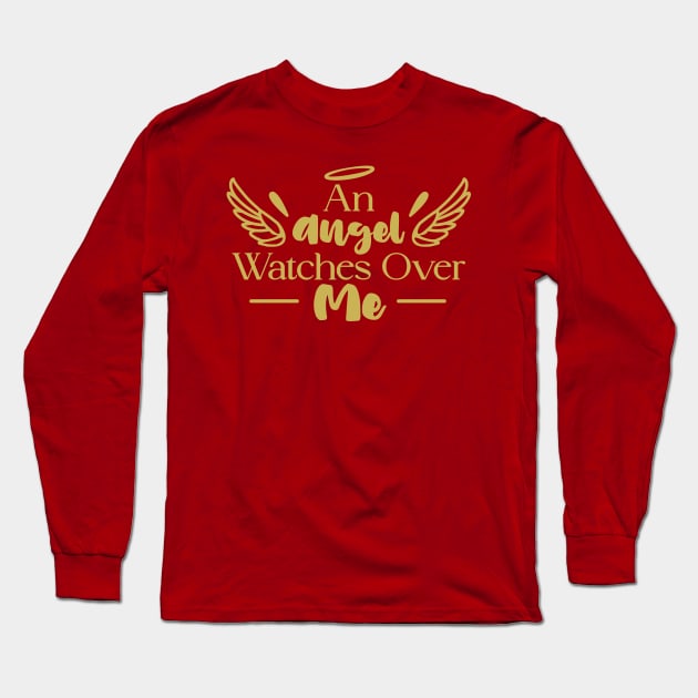 An Angel Watches over Me Long Sleeve T-Shirt by autopic